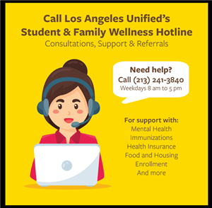 Student & Family Wellness Hotline 